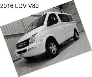 2016 LDV V80