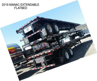 2019 MANAC EXTENDABLE FLATBED