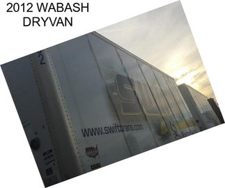 2012 WABASH DRYVAN