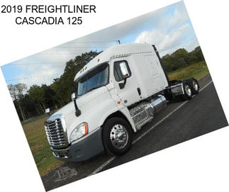 2019 FREIGHTLINER CASCADIA 125