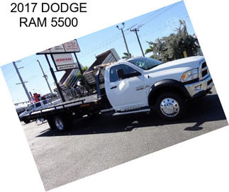 2017 DODGE RAM 5500