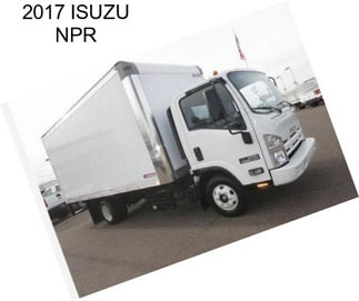 2017 ISUZU NPR