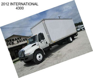 2012 INTERNATIONAL 4300