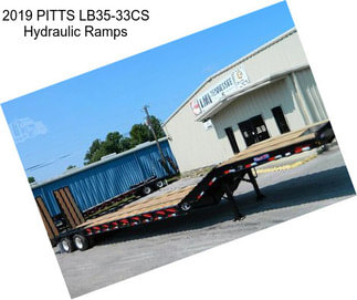 2019 PITTS LB35-33CS Hydraulic Ramps