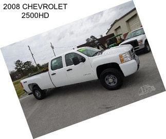 2008 CHEVROLET 2500HD