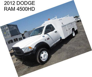 2012 DODGE RAM 4500HD