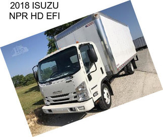 2018 ISUZU NPR HD EFI