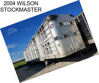 2004 WILSON STOCKMASTER