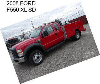 2008 FORD F550 XL SD