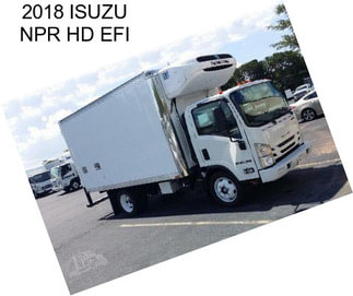 2018 ISUZU NPR HD EFI