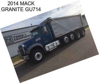 2014 MACK GRANITE GU714