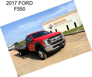 2017 FORD F550