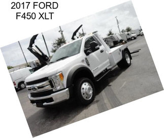 2017 FORD F450 XLT