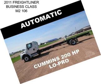 2011 FREIGHTLINER BUSINESS CLASS M2 106