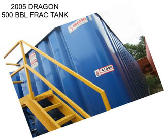 2005 DRAGON 500 BBL FRAC TANK