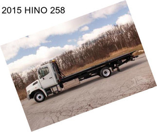 2015 HINO 258