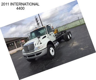 2011 INTERNATIONAL 4400