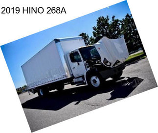 2019 HINO 268A