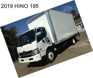 2019 HINO 195