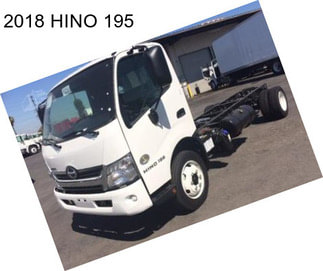 2018 HINO 195