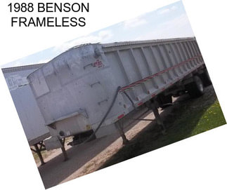1988 BENSON FRAMELESS