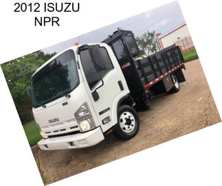 2012 ISUZU NPR