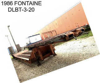 1986 FONTAINE DLBT-3-20