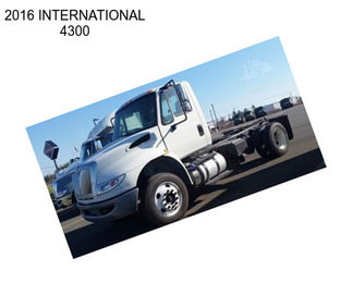 2016 INTERNATIONAL 4300