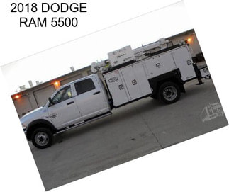 2018 DODGE RAM 5500