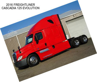 2016 FREIGHTLINER CASCADIA 125 EVOLUTION