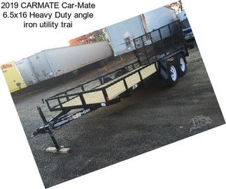 2019 CARMATE Car-Mate 6.5x16 Heavy Duty angle iron utility trai