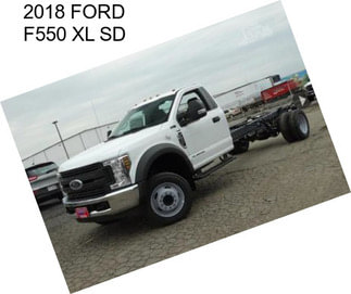 2018 FORD F550 XL SD