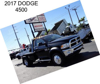 2017 DODGE 4500