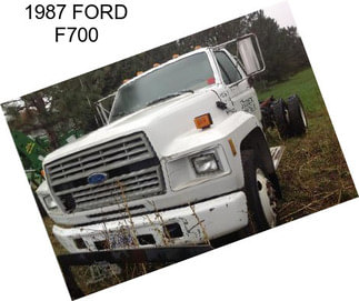 1987 FORD F700