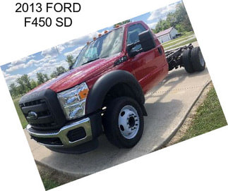 2013 FORD F450 SD