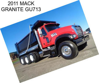 2011 MACK GRANITE GU713