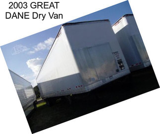 2003 GREAT DANE Dry Van