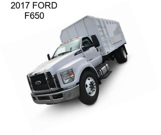 2017 FORD F650