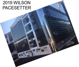 2019 WILSON PACESETTER