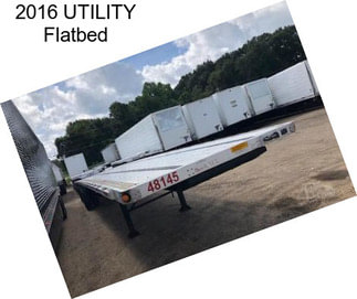 2016 UTILITY Flatbed