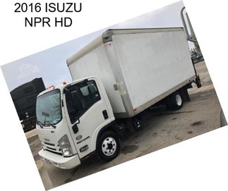 2016 ISUZU NPR HD