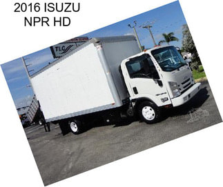 2016 ISUZU NPR HD