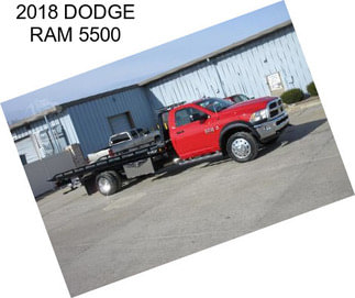 2018 DODGE RAM 5500