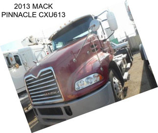 2013 MACK PINNACLE CXU613