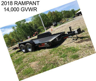 2018 RAMPANT 14,000 GVWR
