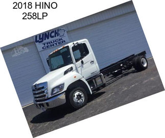 2018 HINO 258LP