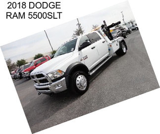 2018 DODGE RAM 5500SLT