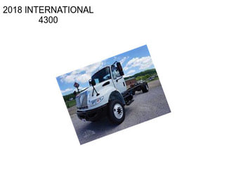 2018 INTERNATIONAL 4300