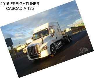 2016 FREIGHTLINER CASCADIA 125