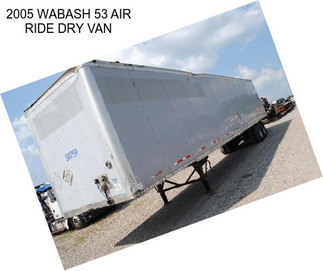 2005 WABASH 53 AIR RIDE DRY VAN